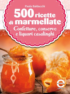 cover image of 500 ricette di marmellate